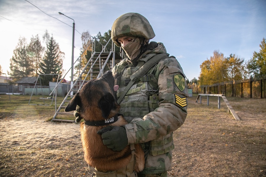 В Перми прошел отбор щенков на военную службу