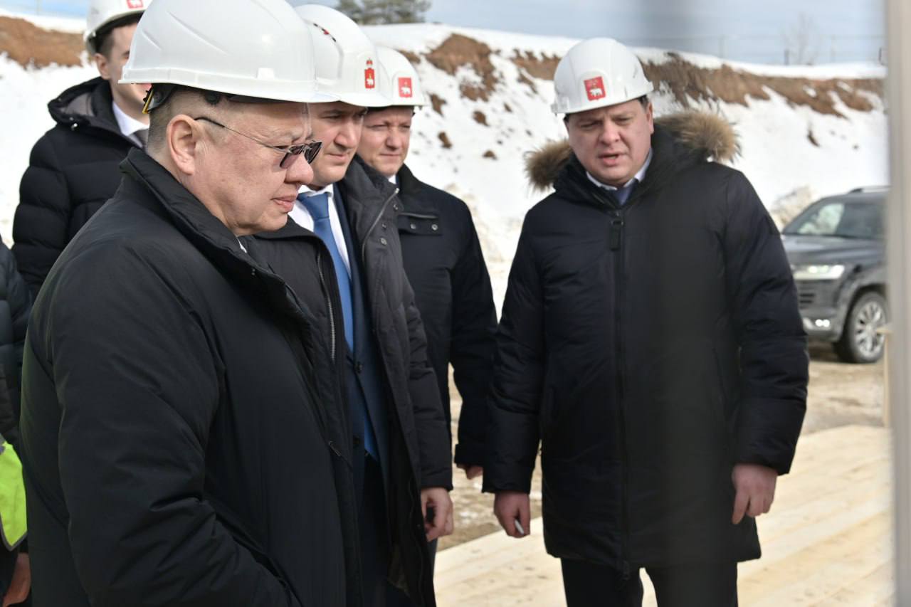 Министр строительства РФ Ирек Файзуллин посетил Пермь 