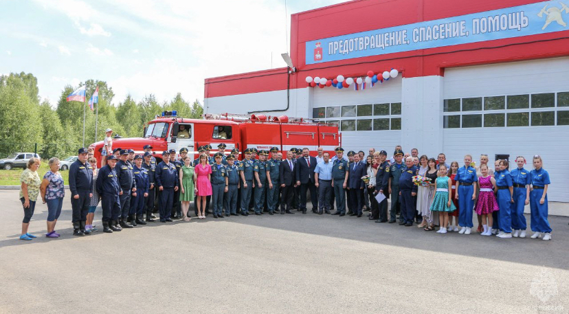  В Чайковском округе открыли новое здание пожарного депо