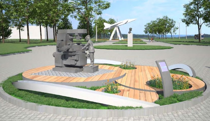 В Перми установят новый памятник около «МиГа на взлете»