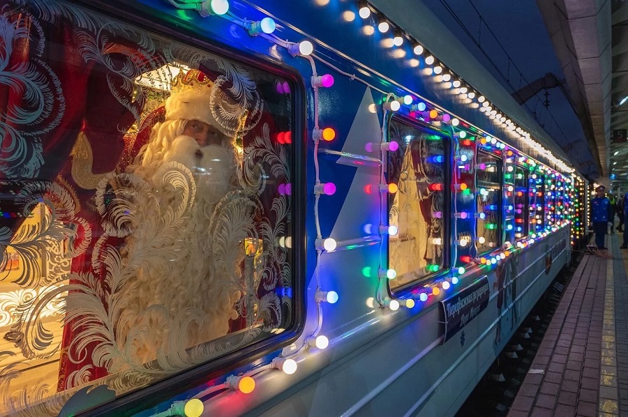 Поезд Деда Мороза приедет в Пермь 21 ноября 