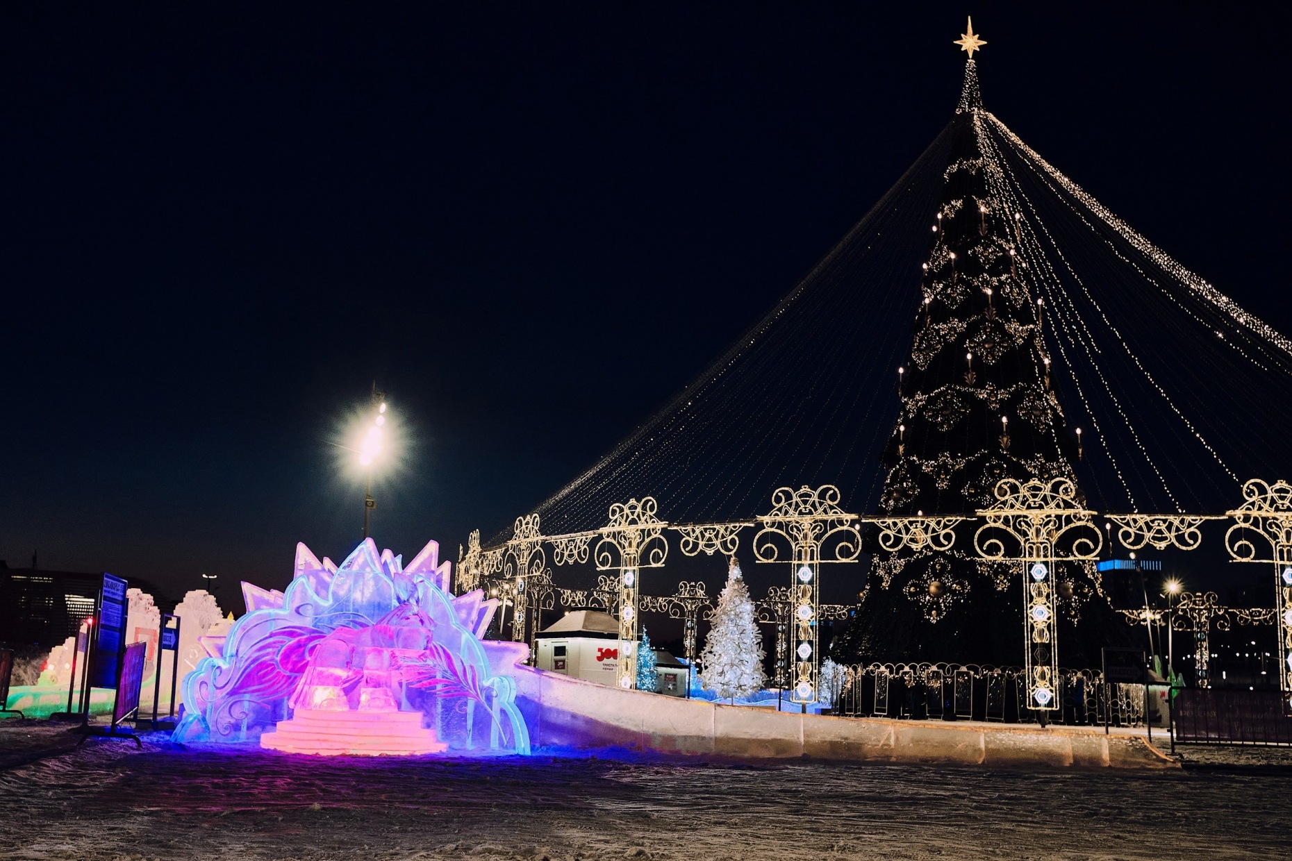В Перми 6 февраля закроют горки в ледовом городке на эспланаде 