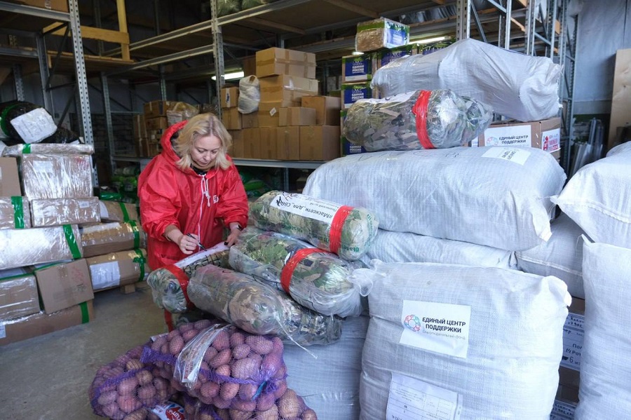 Пермский край отправил 12 тонн гуманитарной помощи в Северодонецк 