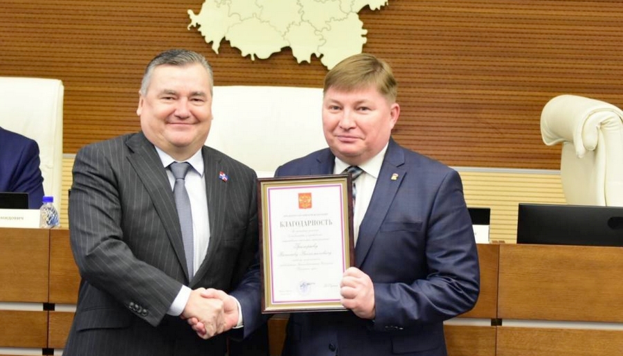 Лидер прикамских единороссов награжден Благодарностью Президента РФ