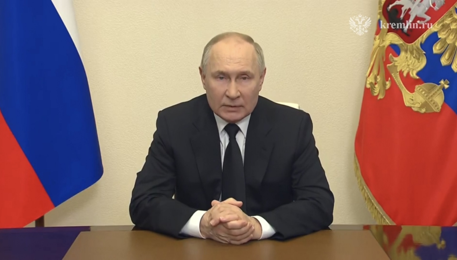 Владимир Путин обратился к россиянам после теракта в подмосковном «Крокус Сити Холле» 