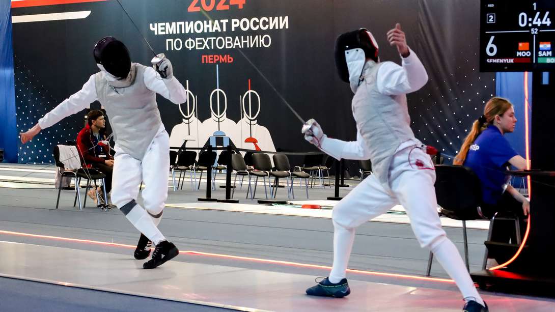 Кирилл Бородачёв победил в Перми на чемпионате России по фехтованию