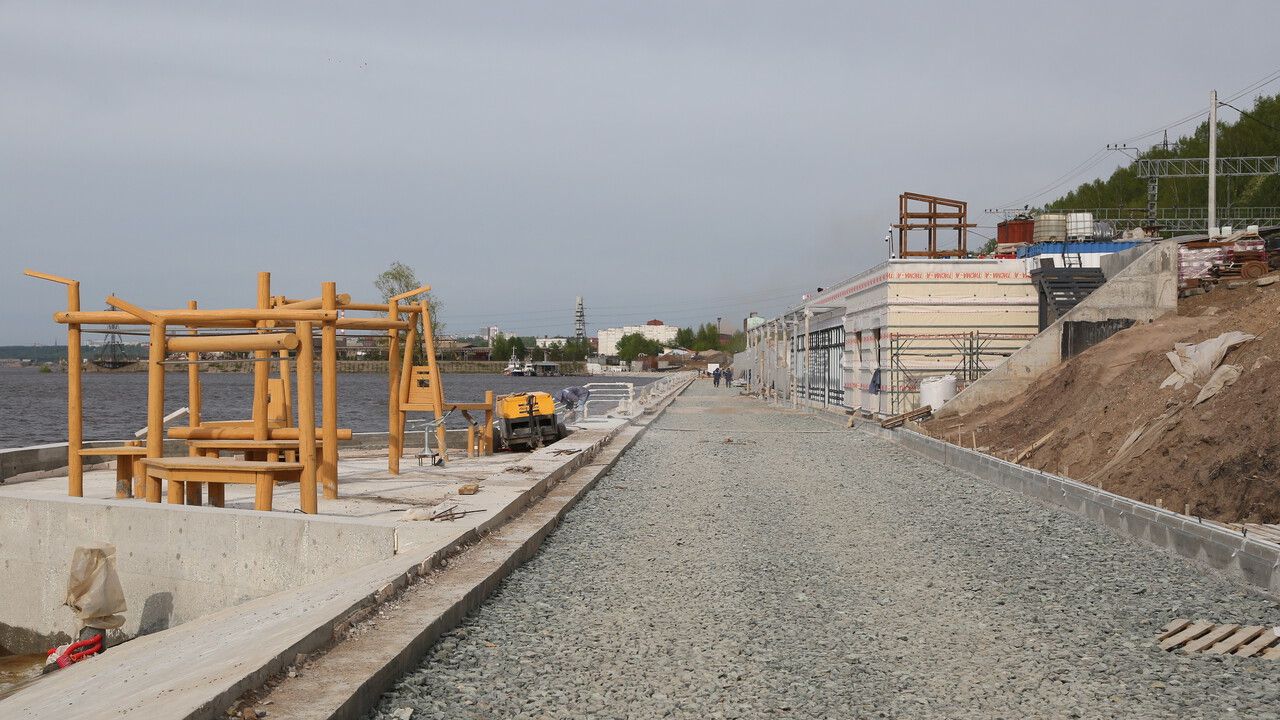 Пермь продолжает строить километры комфорта у воды
