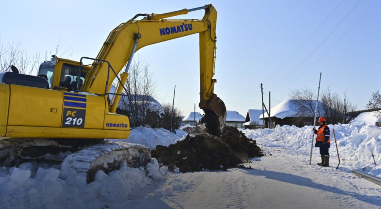 ​В селе Малый Ашап Ординского округа строят новую водозаборную скважину