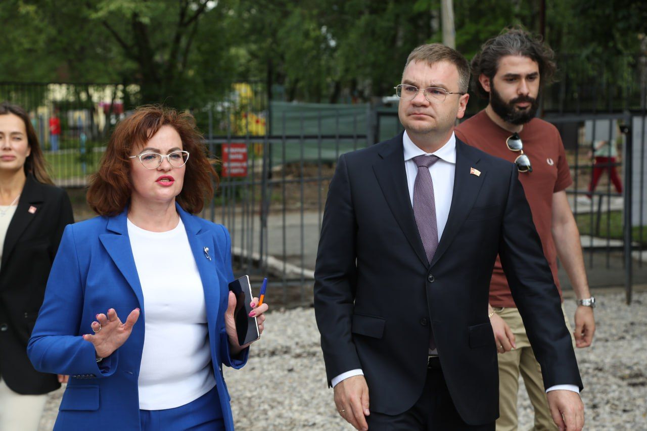 ​К 1 сентября в Перми завершат благоустройство территории школы №76