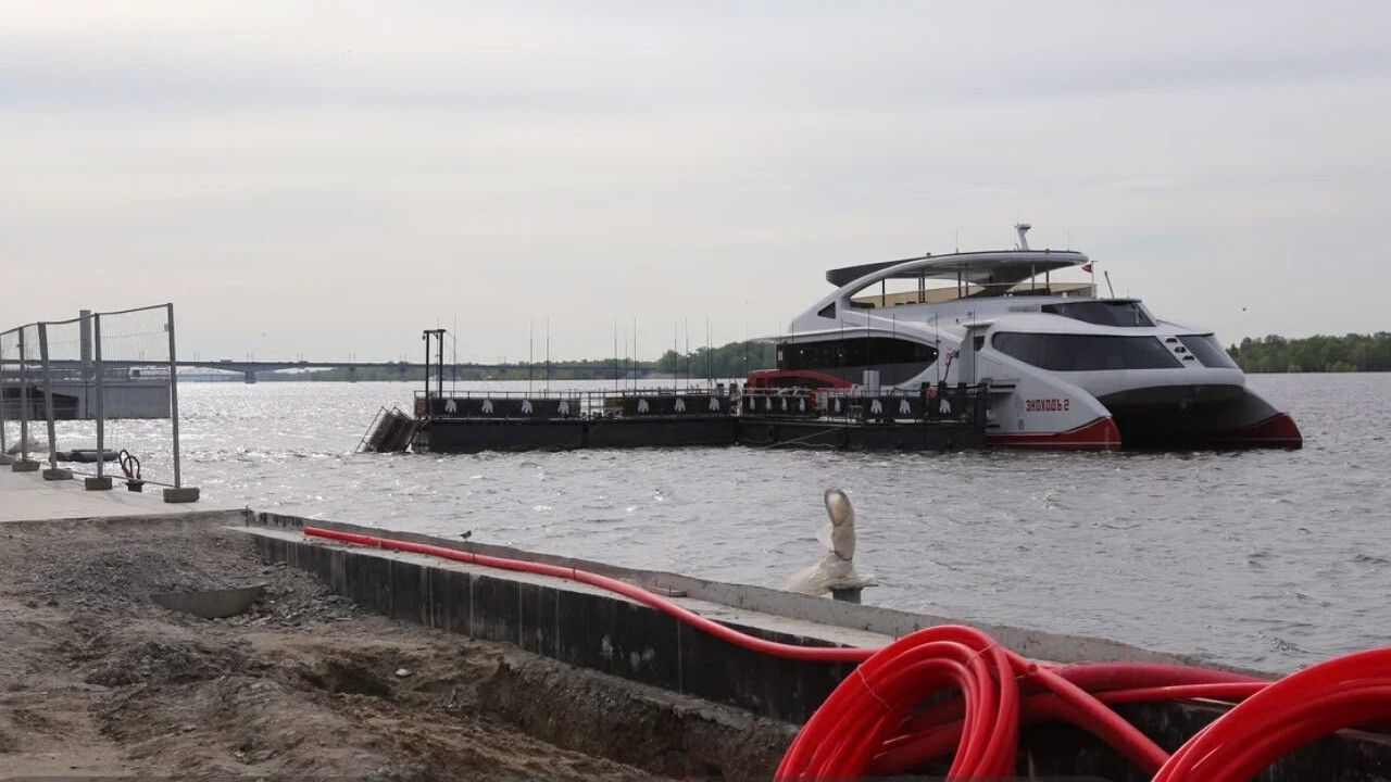 В Перми обустройство набережной реки Кама завершено на 46%