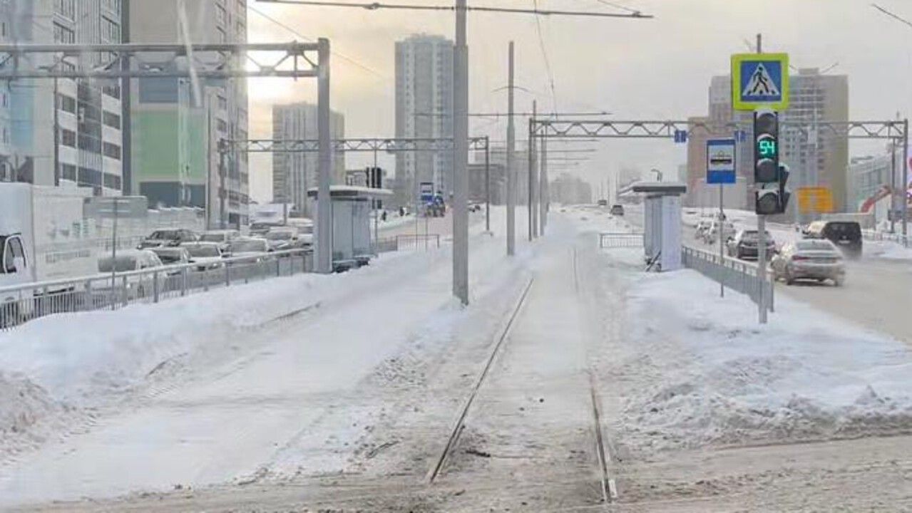 ​На улице Карпинского в Перми началась обкатка трамвайных путей