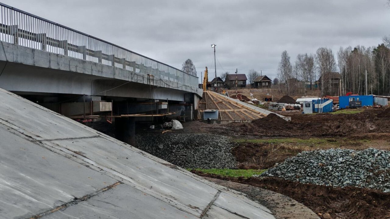 ​В Прикамье капитальный ремонт моста через реку Барду выполнен уже на 60%