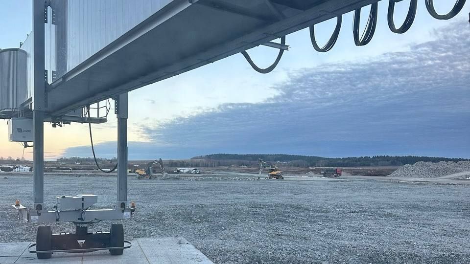 ​В пермском аэропорту началась реконструкция инфраструктуры, которая позволит запустить телетрапы