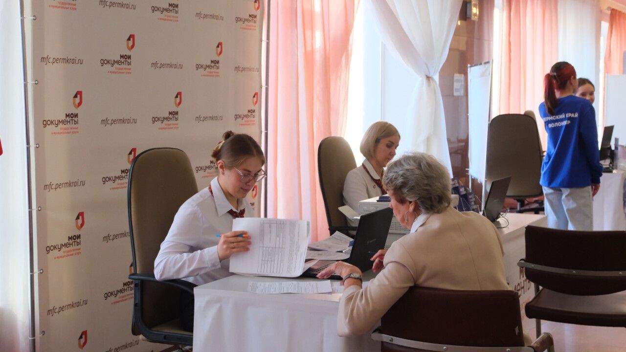 В Перми на избирательном участке впервые открылись офис МФЦ и медпункт