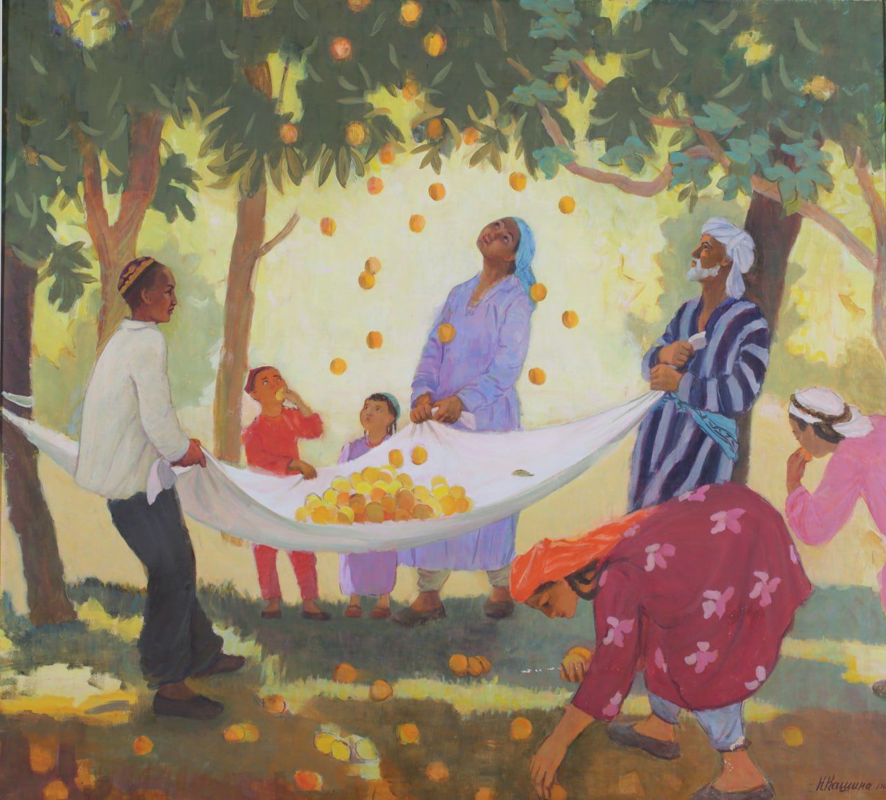 Кашина Н.В. Золотые плоды.1961. Фото: предоставлено Пермской художественной галереей