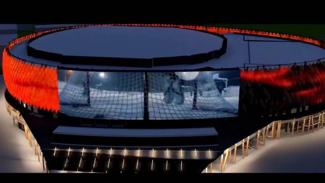 Фасад многофункциональной арены в Перми украсят световыми панелями