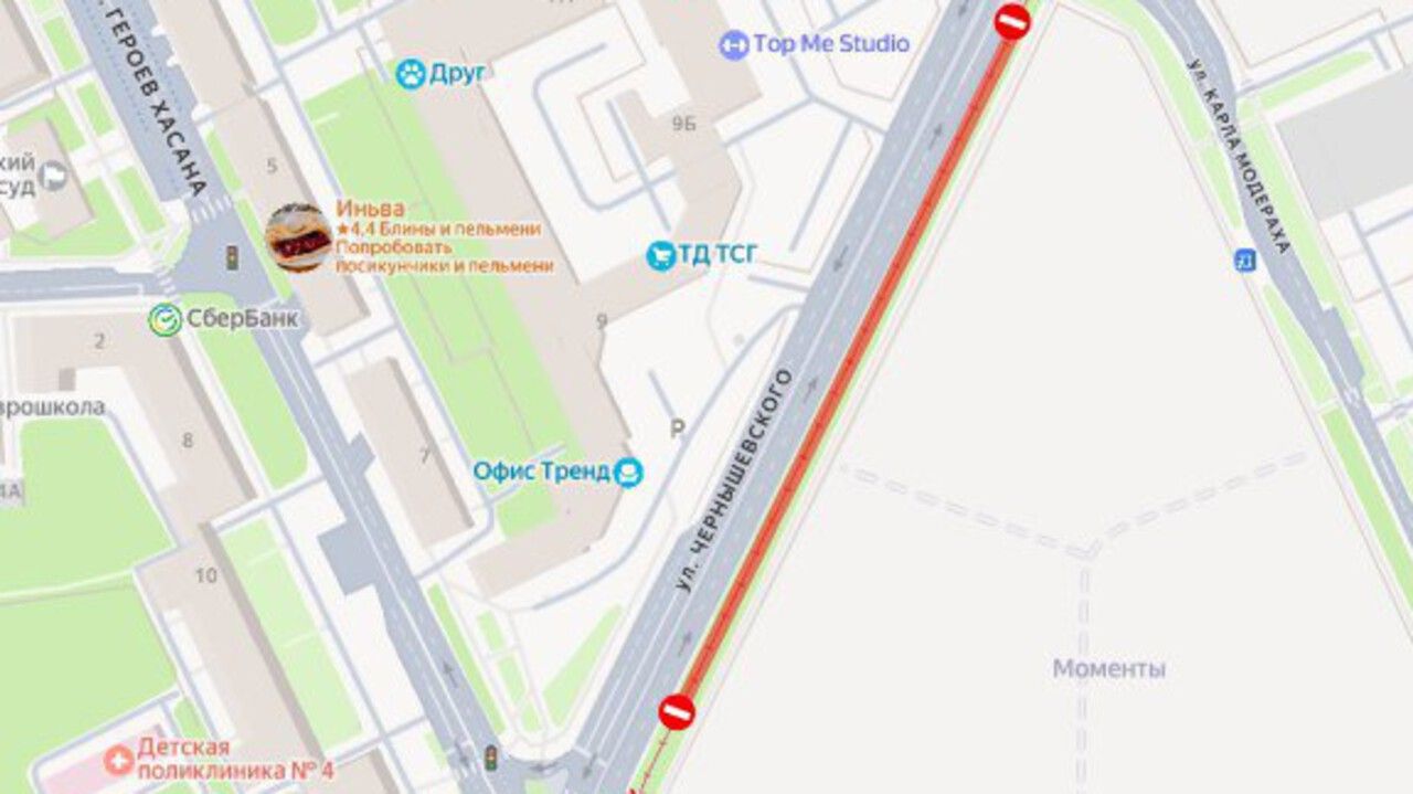 ​В Перми почти на пять месяцев ограничат движение по улице Чернышевского 