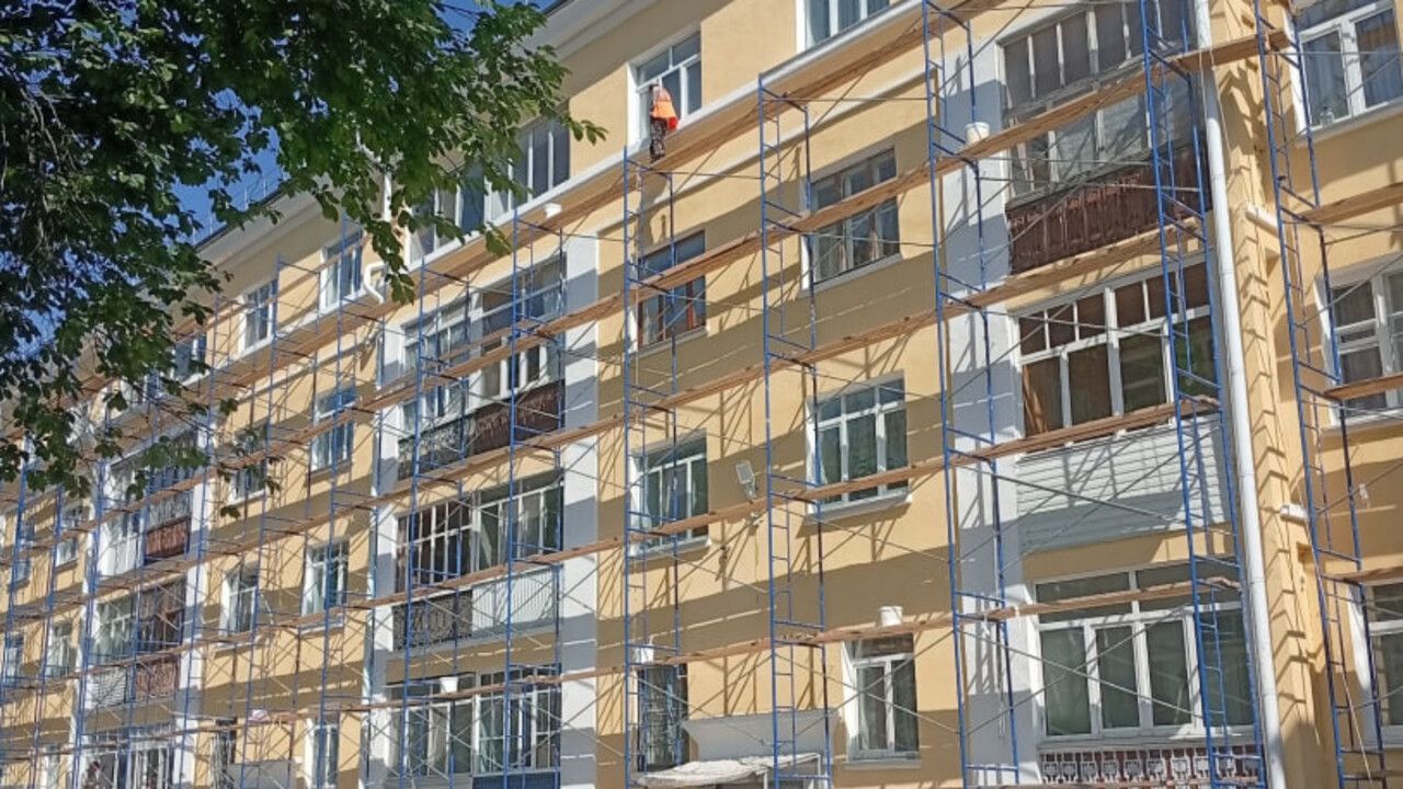 В Перми завершили ремонт фасадов 41 многоквартирного дома