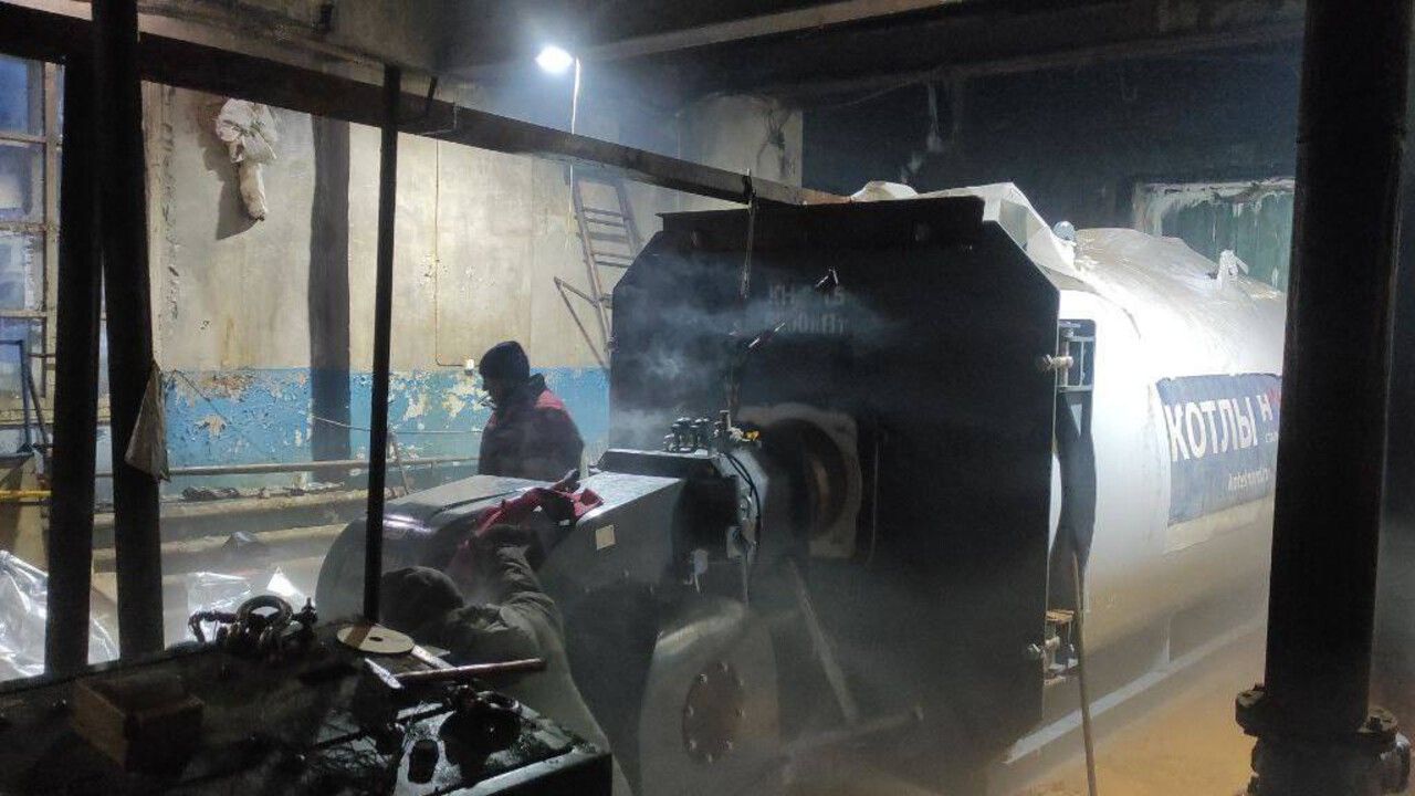 В Красновишерске проходит подготовка к запуску нового котла