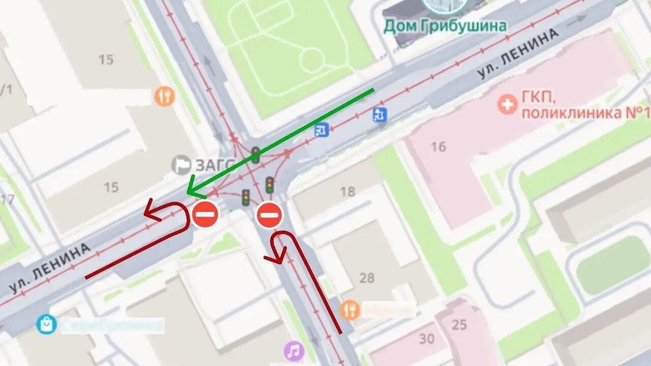 Движение на улицах Максима Горького и Ленина ограничили в Перми 