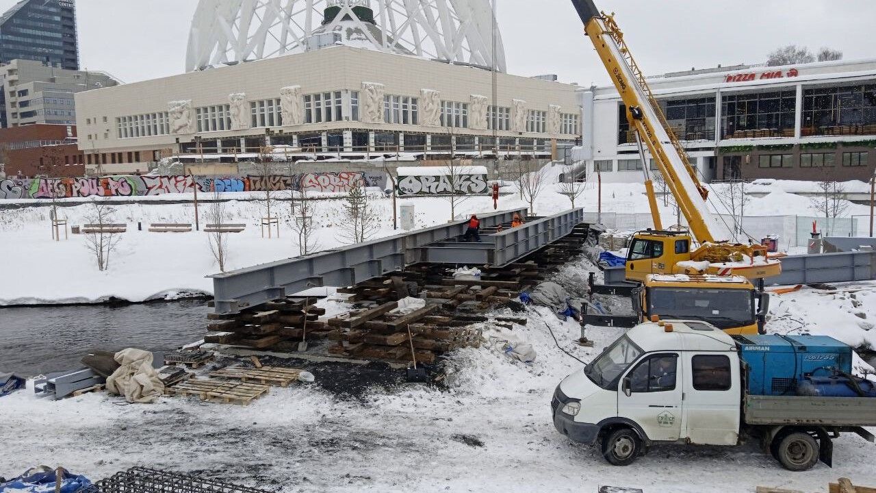 Мост в центре Екатеринбурга будет собран из пермских деталей