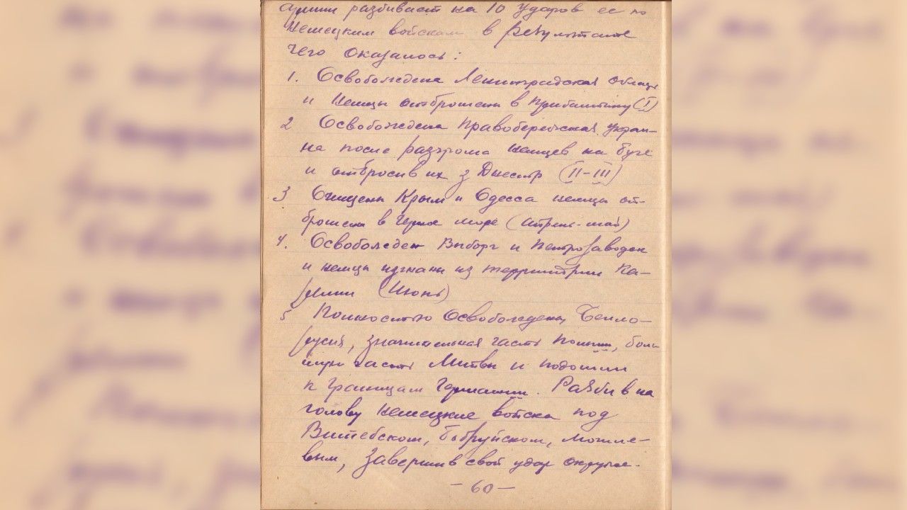 Степан Болотов: 10 ударов по немецким войскам