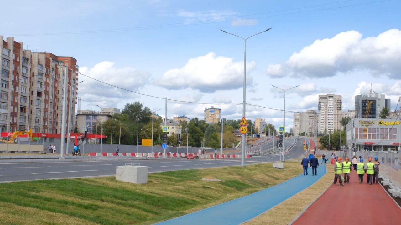 В Перми открыт для движения участок улицы Крисанова