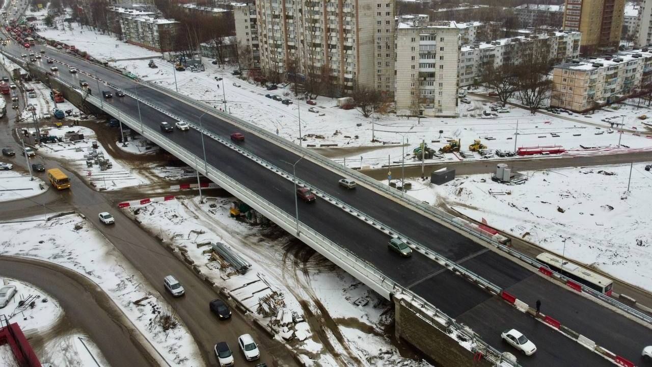 ​Минтранс Прикамья опубликовал временную схему организации движения по шоссе Космонавтов в Перми