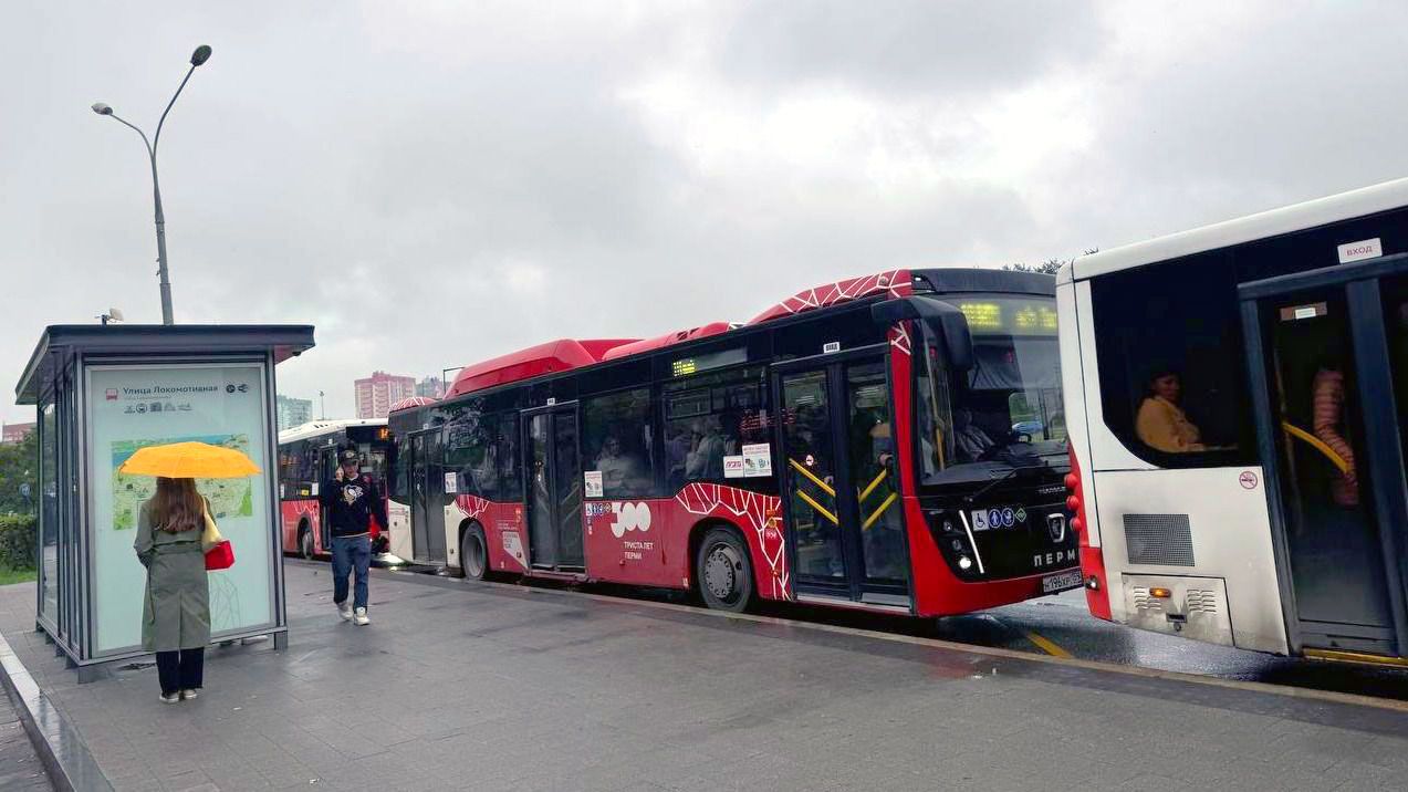 В Перми из-за ремонта трамвайных путей изменится движение 11 автобусов 