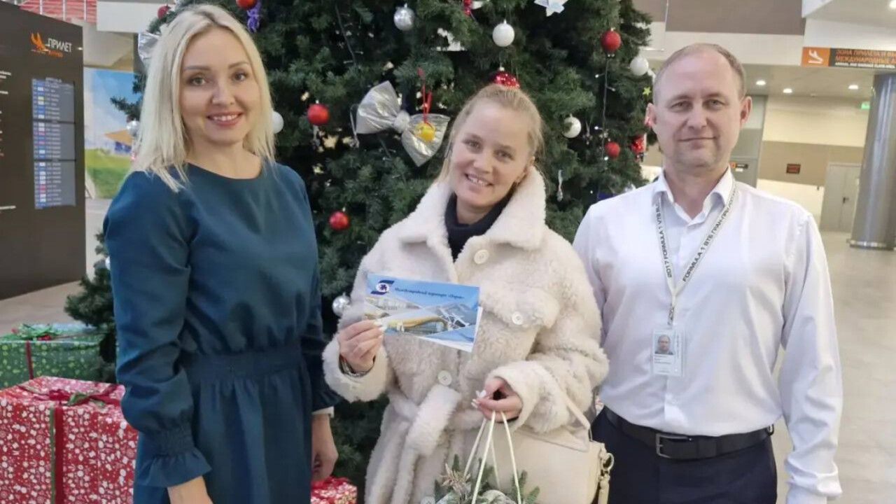 В Перми аэропорт «Большое Савино» обслужил двухмиллионного пассажира