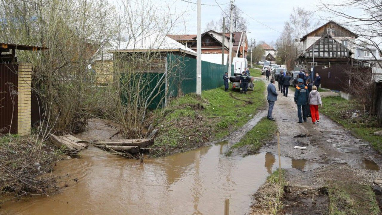 ​В Перми в частном секторе микрорайона Налимиха произошло подтопление