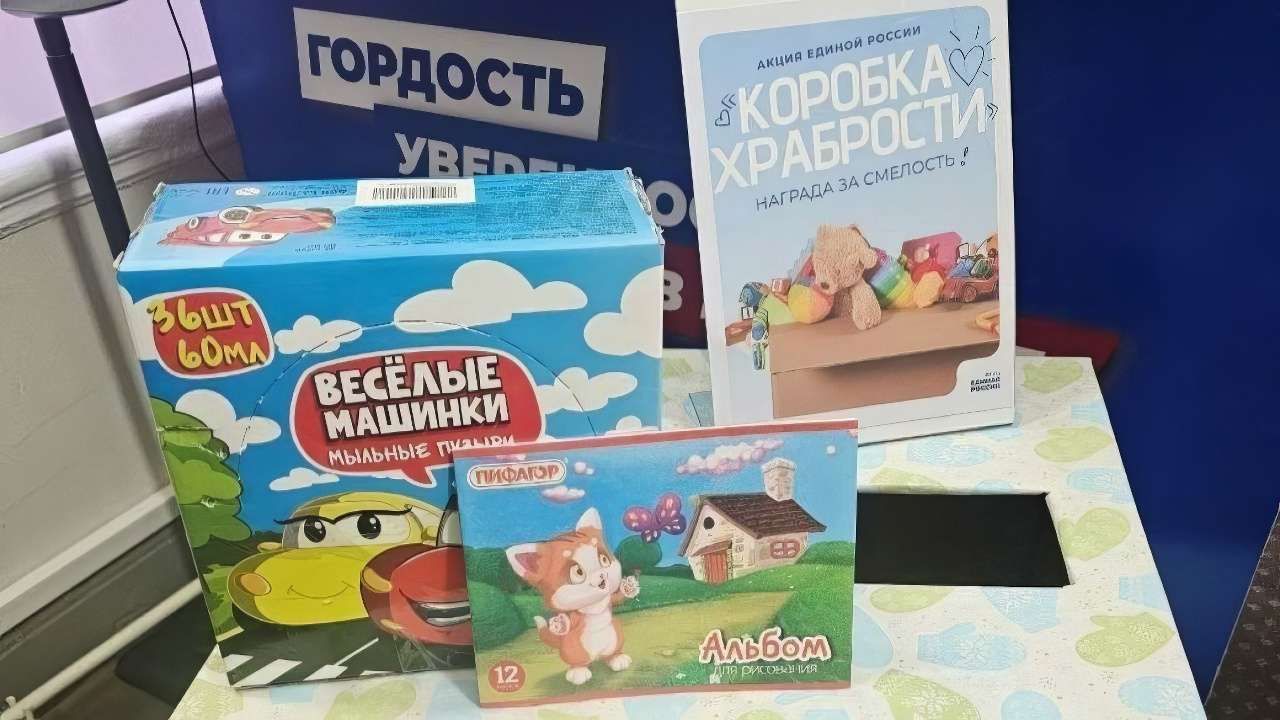 К акции «Коробка храбрости» присоединяются депутаты и активисты «Единой России» 