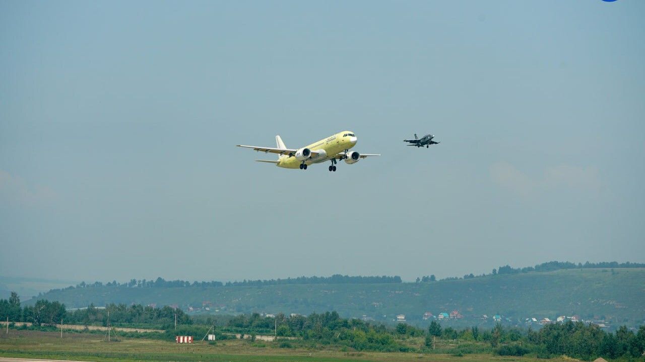 МС-21-310 с двигателями из Перми успешно выполнил первый полет