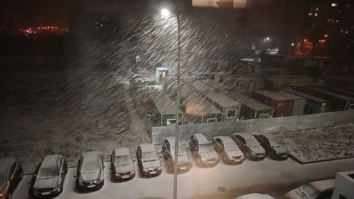 Высота снежного покрова в Пермском крае достигла 13 см 
