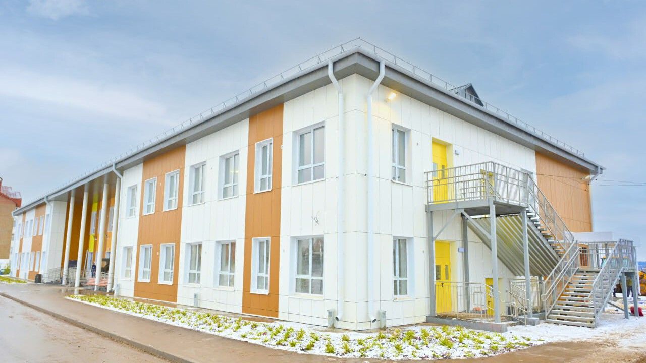 ​Строительство детского сада в Очере близится к завершению