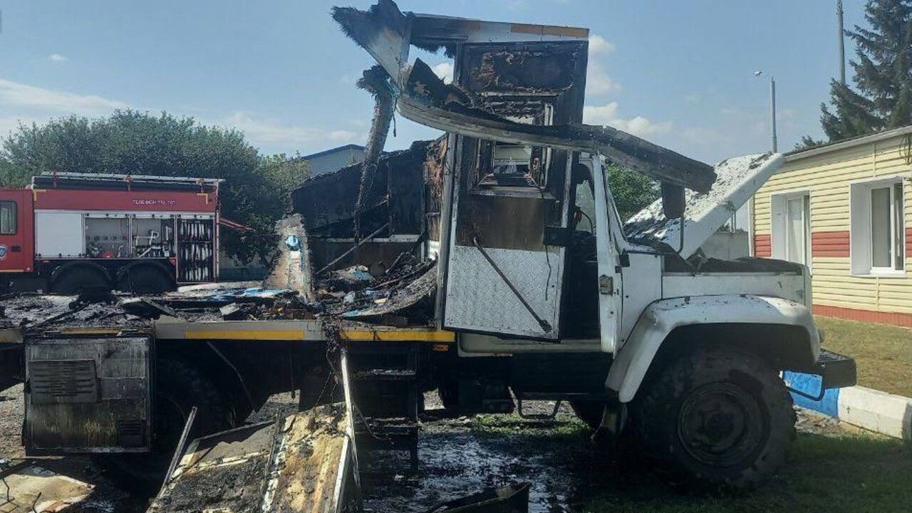 Поврежден гуманитарный автомобиль из Прикамья в результате атаки дронов