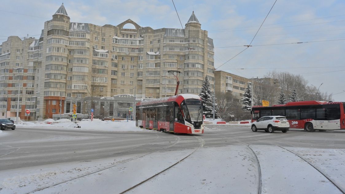 ​Трамвайное движение по улицам Крисанова и Карпинского в Перми возобновится 27 декабря