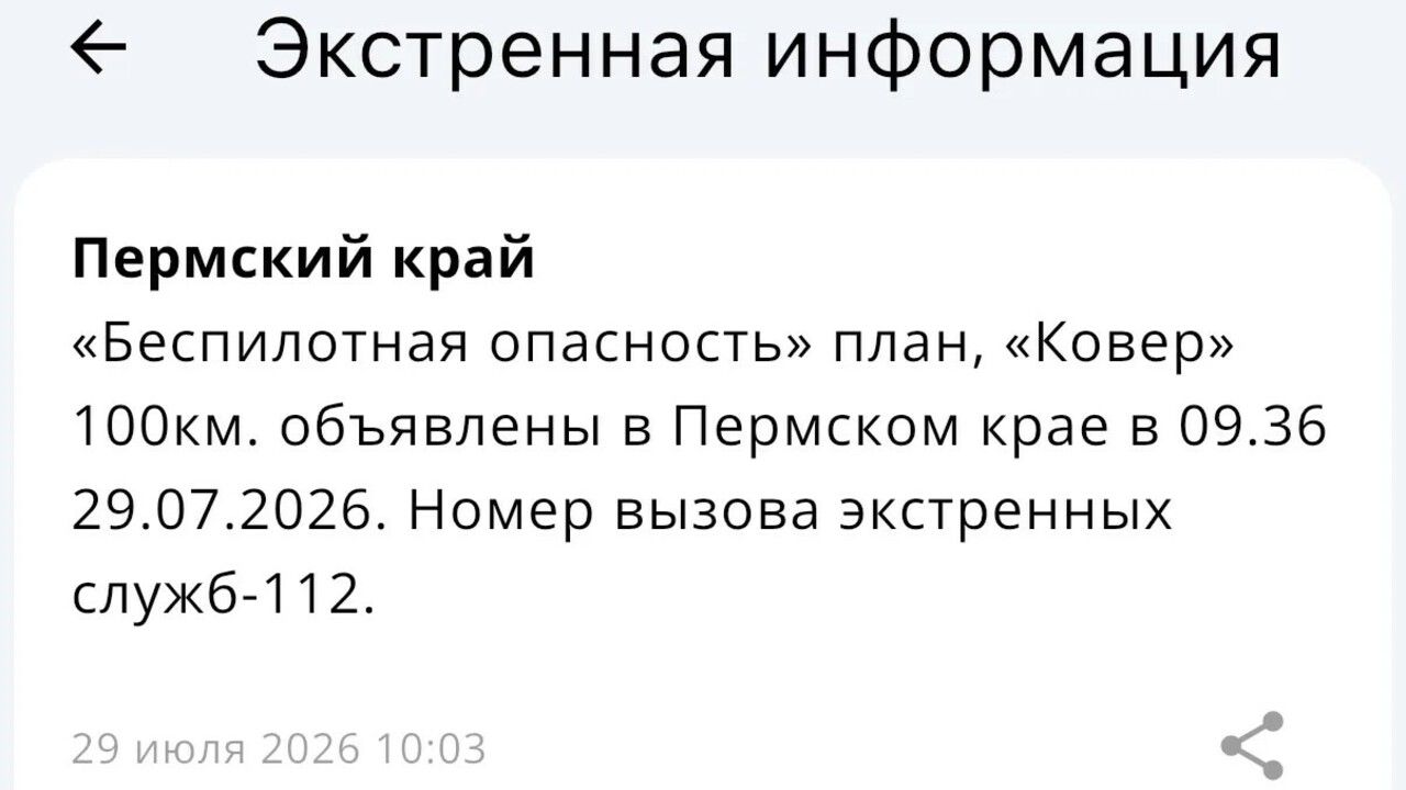 В Прикамье ввели план «Ковер» и временно ограничили работу аэропорта
