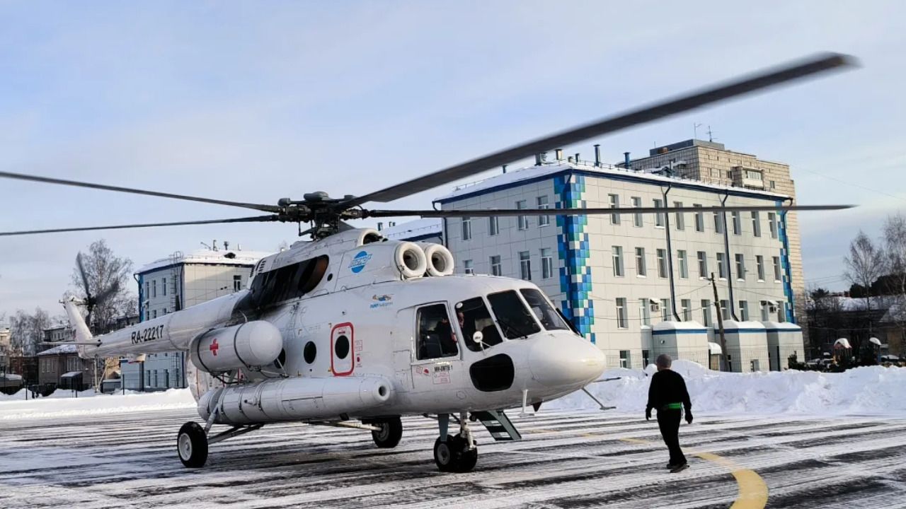 Служба санитарной авиации в Прикамье перевезла свыше 100 пациентов с начала года