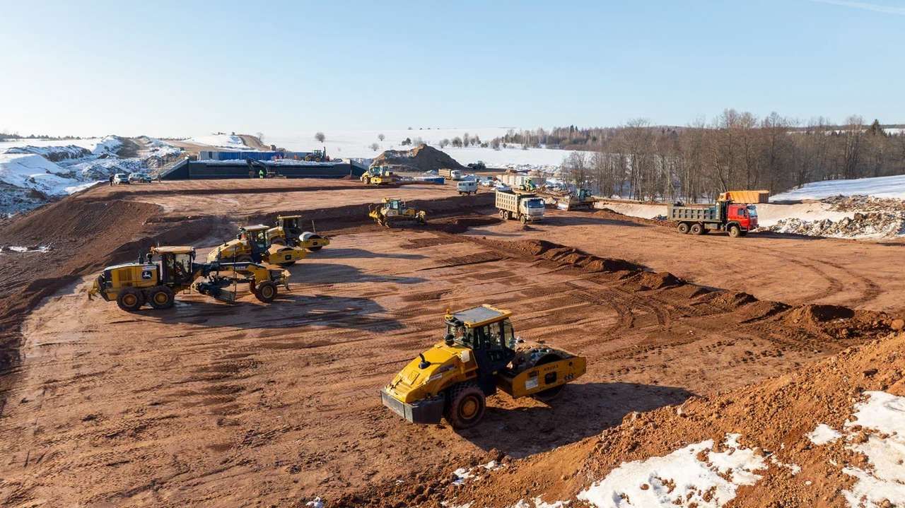 ​Строительство участка трассы М-12 в Пермском крае приближается к завершению