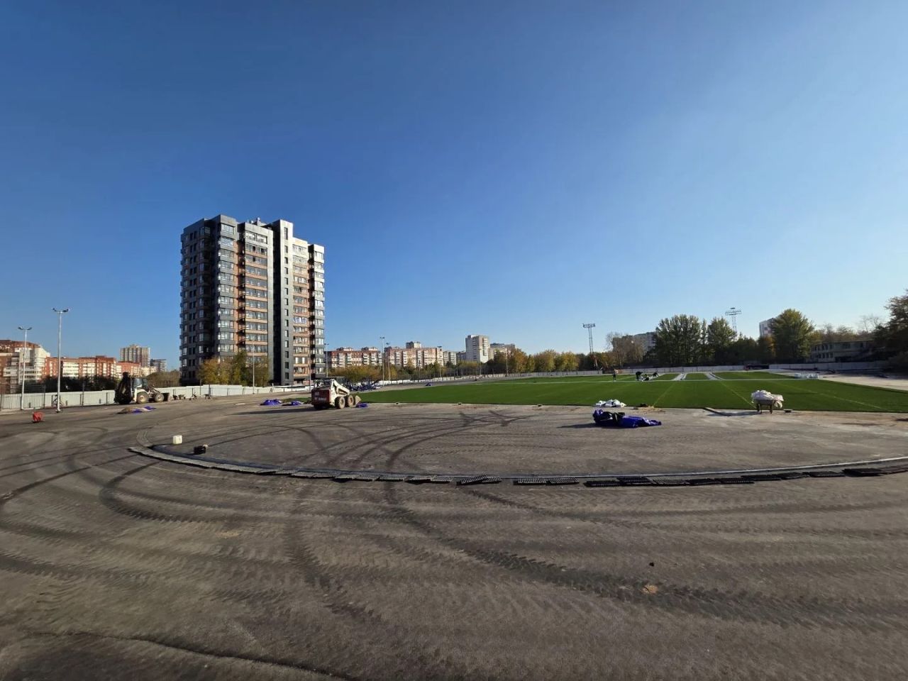 Готовность стадиона спорткомплекса «Трудовые резервы» в Перми превысила 80%