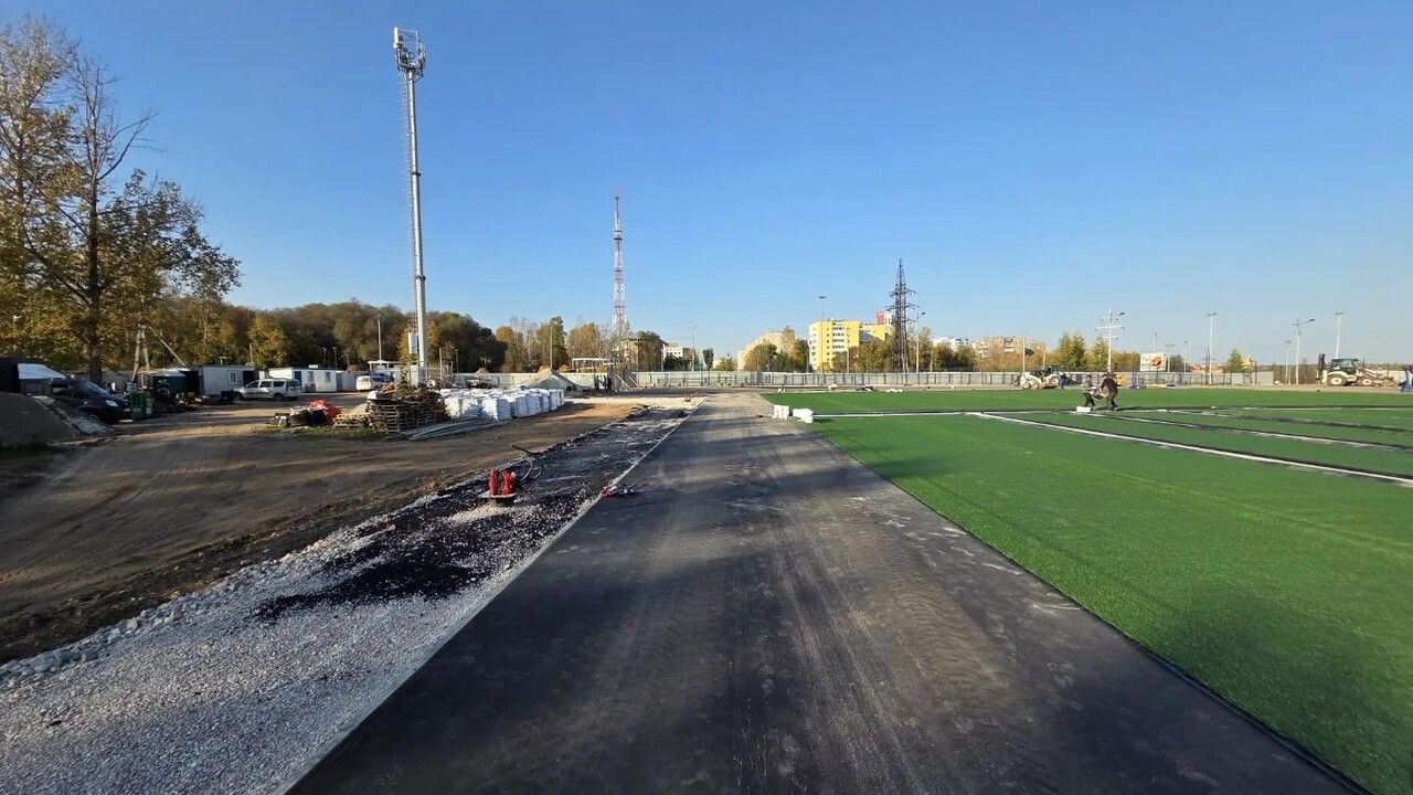 Готовность стадиона спорткомплекса «Трудовые резервы» в Перми превысила 80%