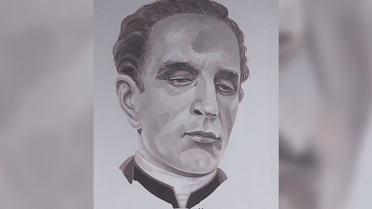 Портрет Луи Брайля из фондов библиотеки. Фото: Алина Кучумова