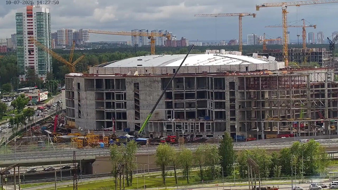 Информация о падении строительного крана на площадке «Пермь-Арены» не соответствует действительности