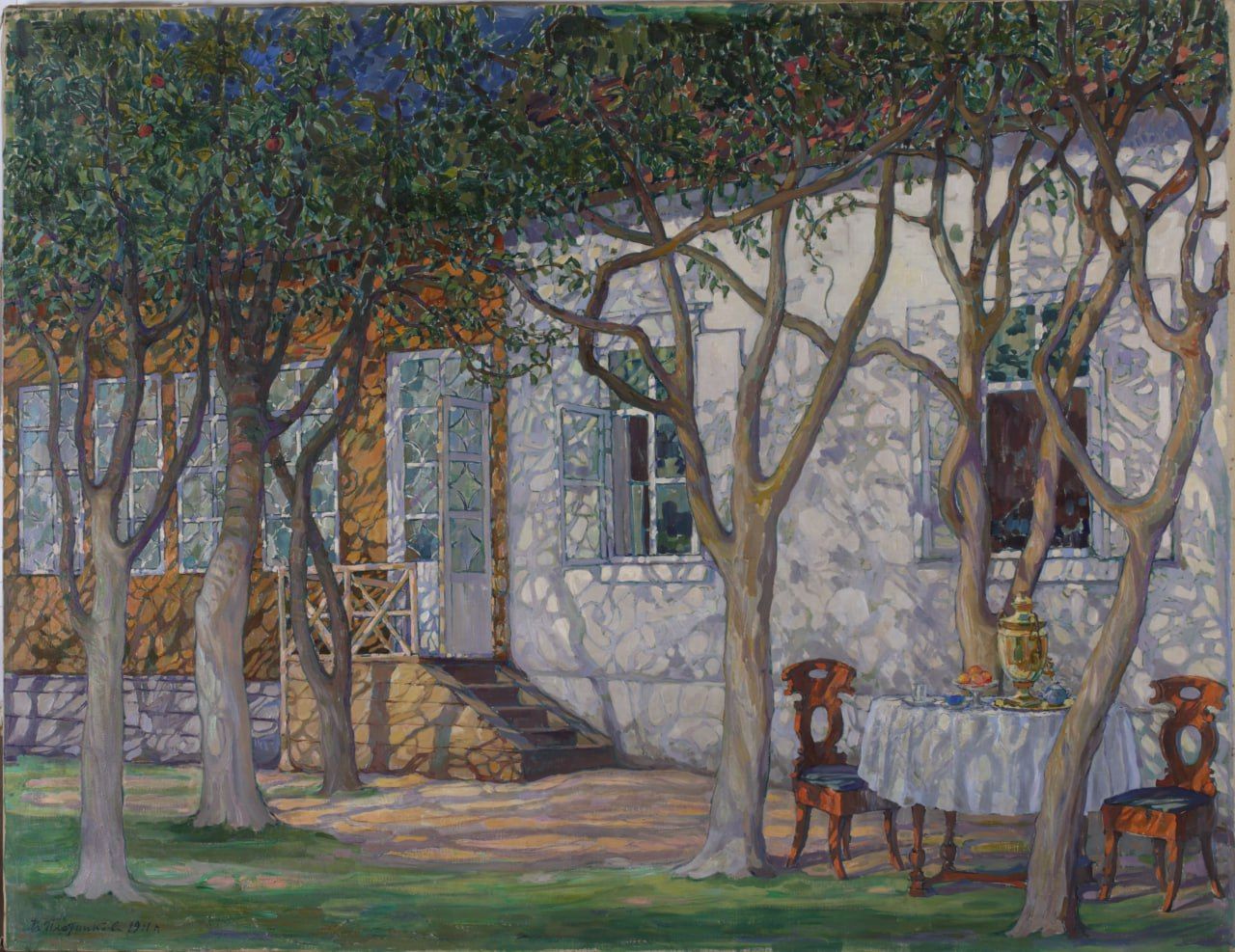 В. А. Плотников. Игра теней. 1911 Фото: предоставлено Пермской  художественной галереей