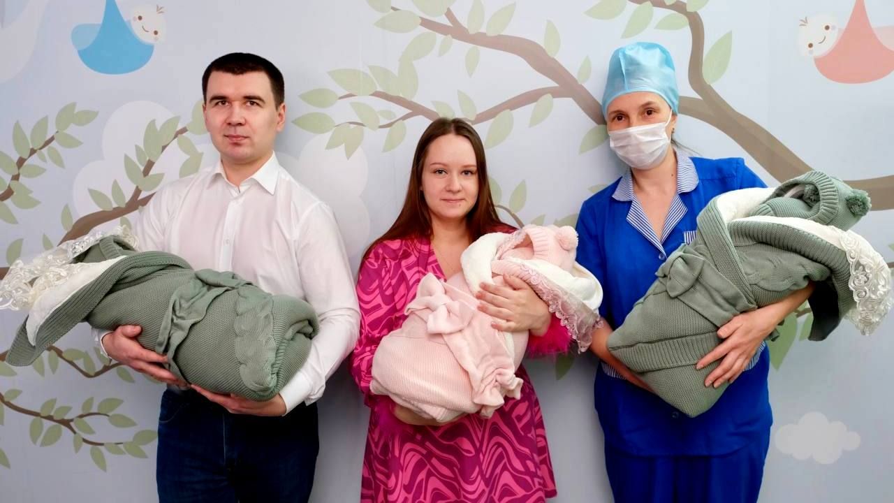​В Прикамье родилась первая в 2025 году тройня
