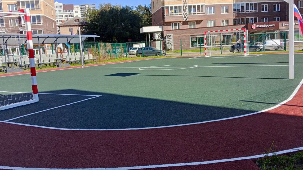 ​В пермском детском саду открыта спортплощадка для круглогодичного использования