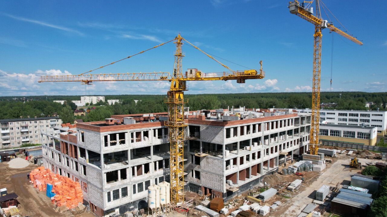 Каркас второго корпуса Инженерной школы возвели в Перми 