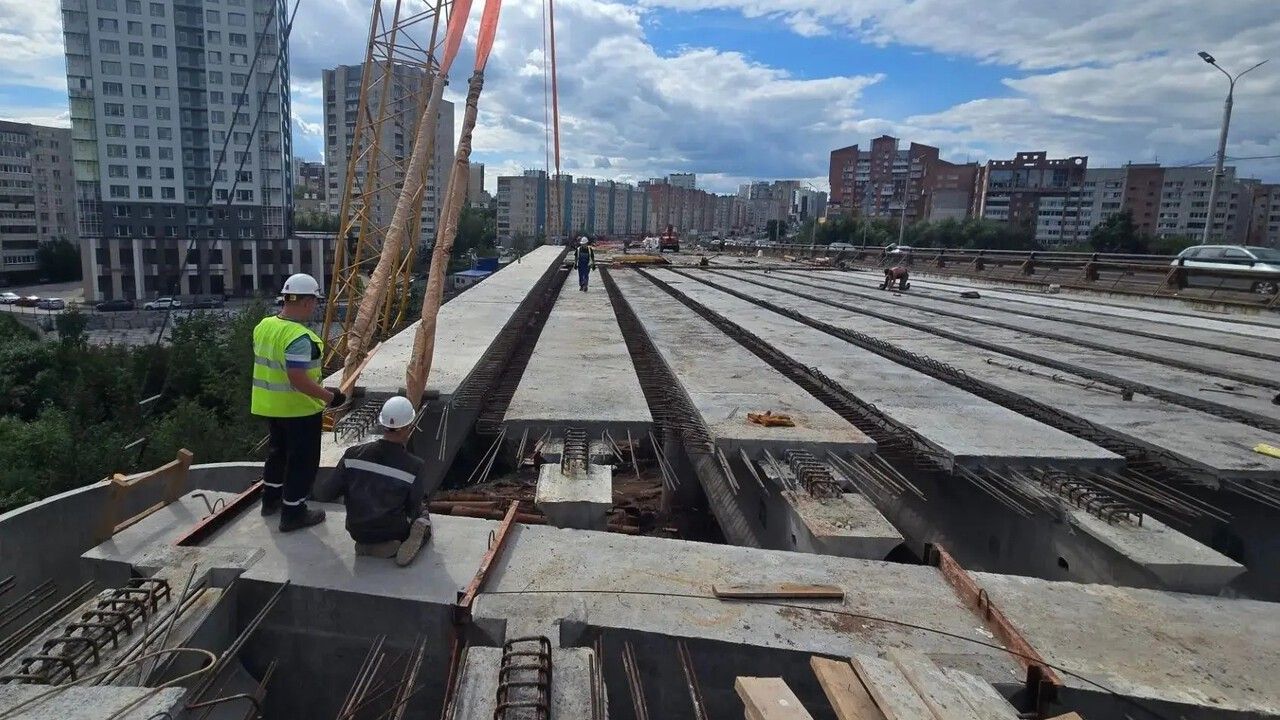 Вторую очередь моста через Егошиху в Перми откроют 18 октября