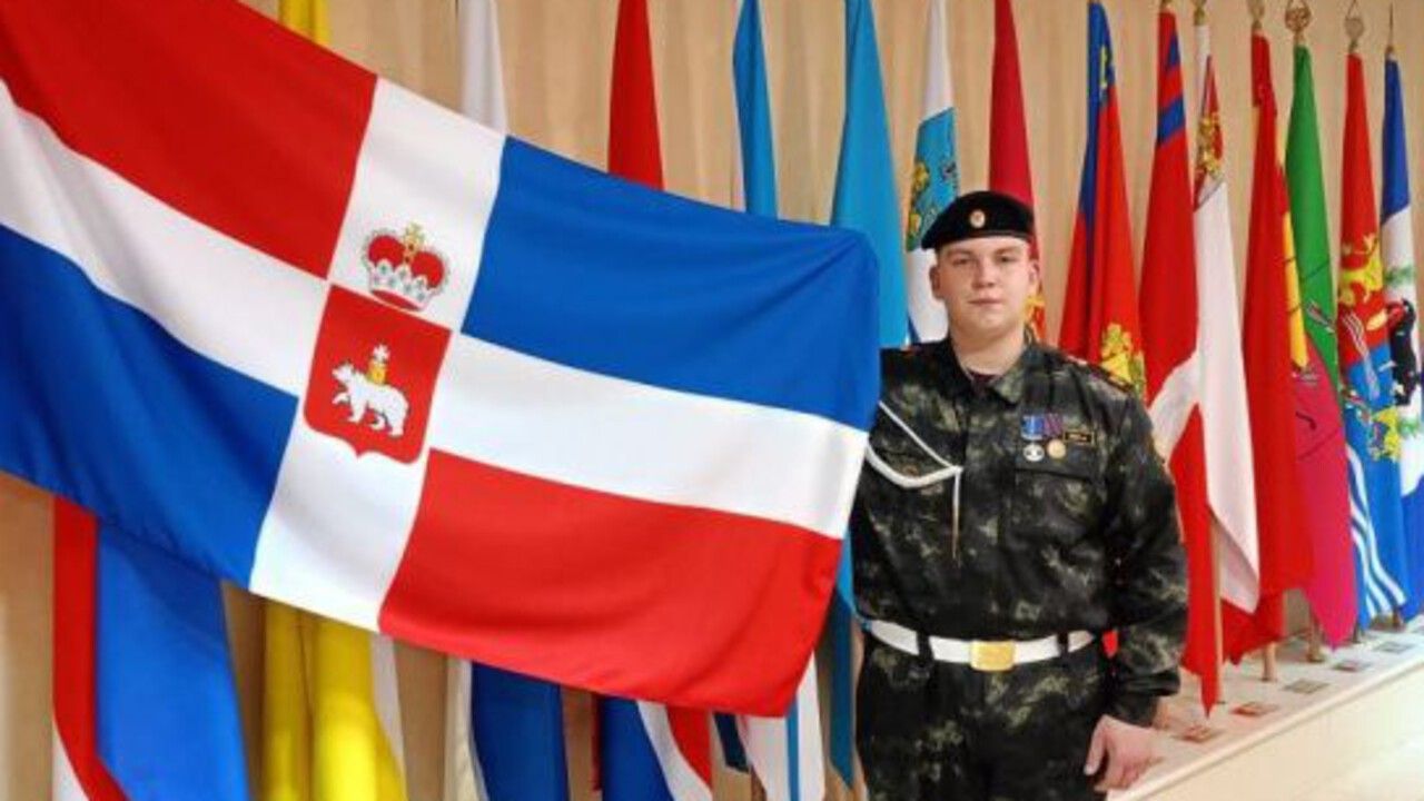 ​Пермского кадета Константина Гусева наградили медалью «За проявленное мужество»